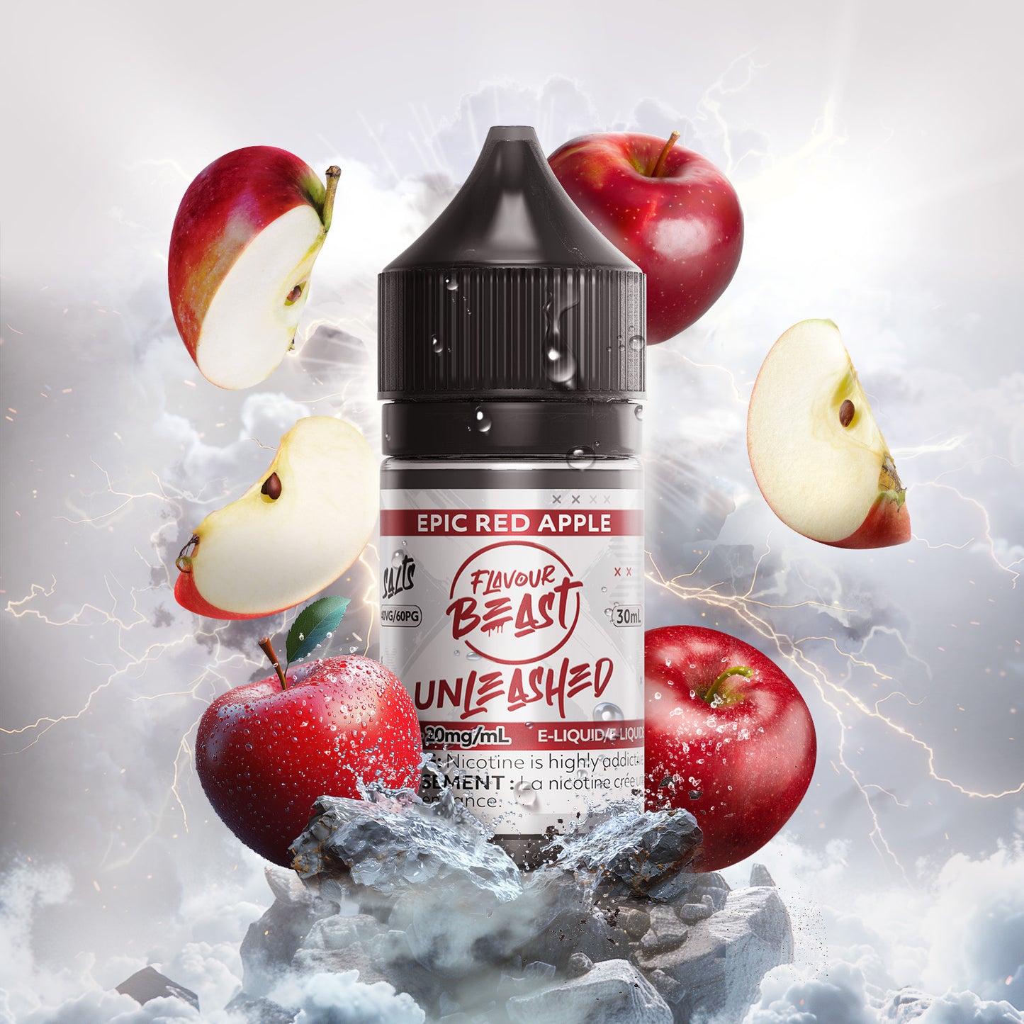 Flavour Beast unleashed e-liquid Epic Strawberry Peach - smooth, bold, and unmistakably full-bodied, available in Hawkesbury, Ottawa, and across Ontario.