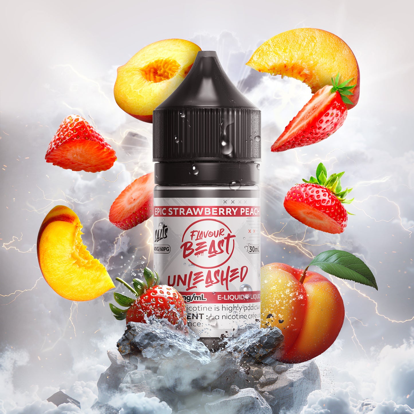 Flavour Beast unleashed e-liquid Epic Strawberry Lemon Lime - sweet and sophisticated, with a hint of chill, available in Hawkesbury, Ottawa, and across Ontario.