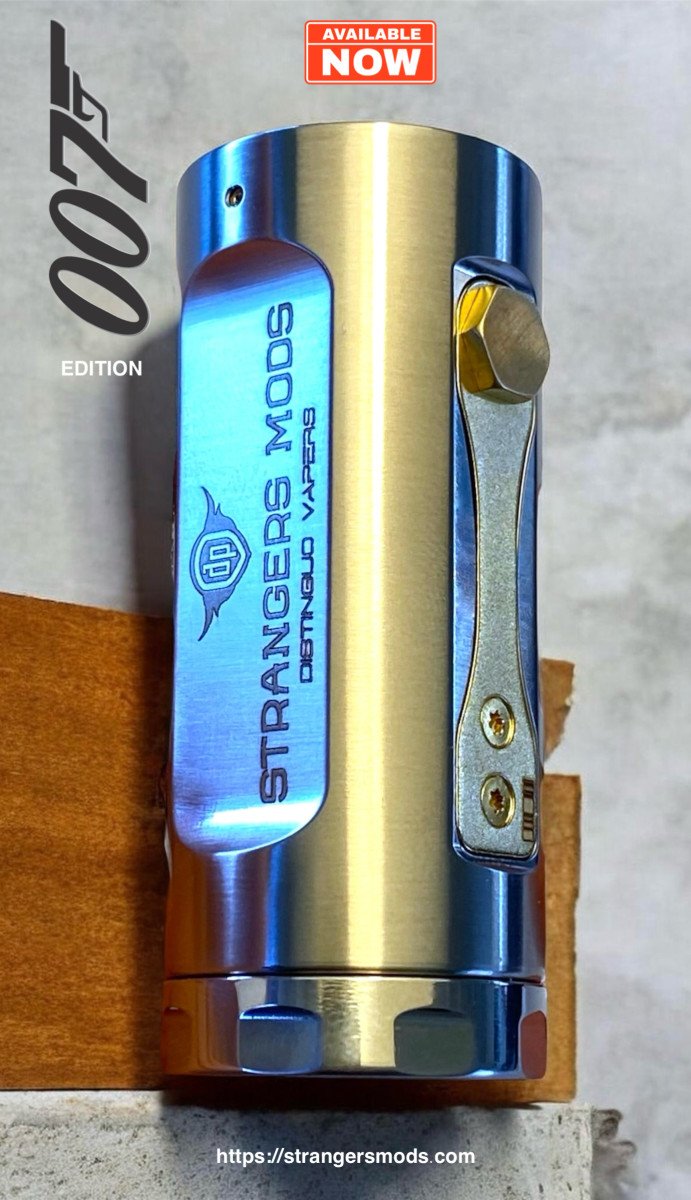Strangers Mods Nexus 007 brass and steel mechanical mod