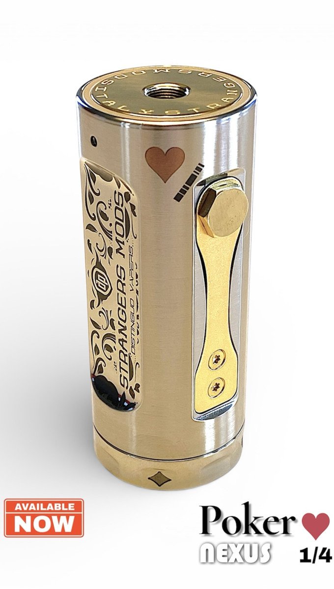 Strangers Mods Nexus Poker Hearts gold-plated mechanical mod