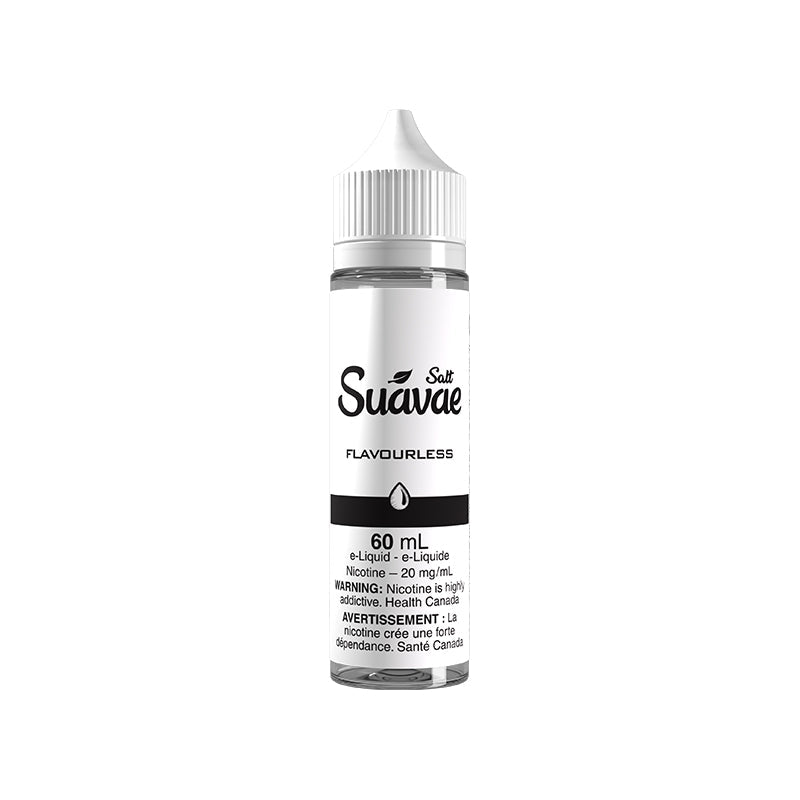 Suavae Salt Nic E-Liquid 60mL — Flavourless