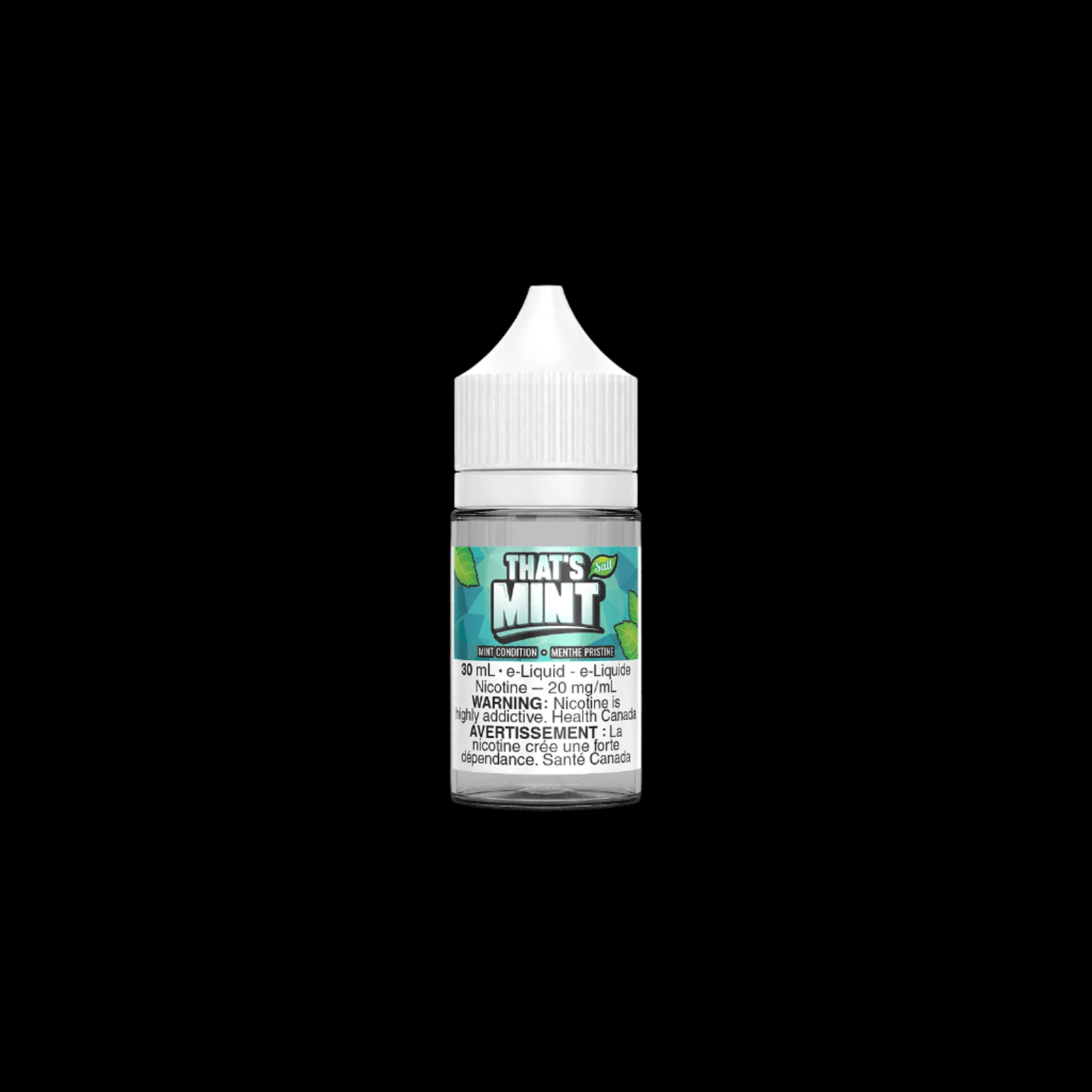 That's mint - salt Peppermint 20mg - crisp menthol salt ejuice with refreshing mint profiles, available in Hawkesbury, Ottawa, and across Ontario.