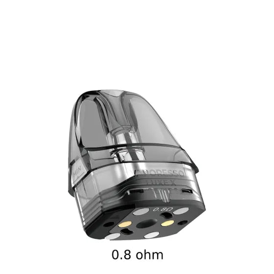VAPORESSO Luxe X Series Replacement Pods 5mL, 0.8Ω resistance, SSS Leak-Resistant Technology, magnetic connection, compatible with Vaporesso Luxe X Kit, ideal for Ontario and Quebec vapers.