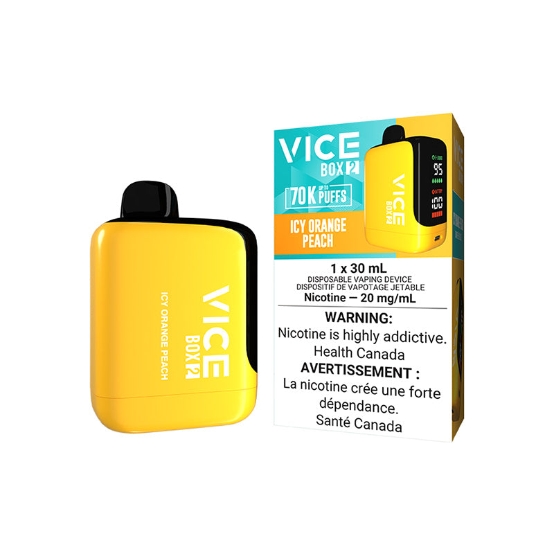 VICE Box 2, Strawberry Watermelon Ice flavour, smooth vape with customizable airflow, long-lasting use, ideal for Ontario and Quebec vapers.