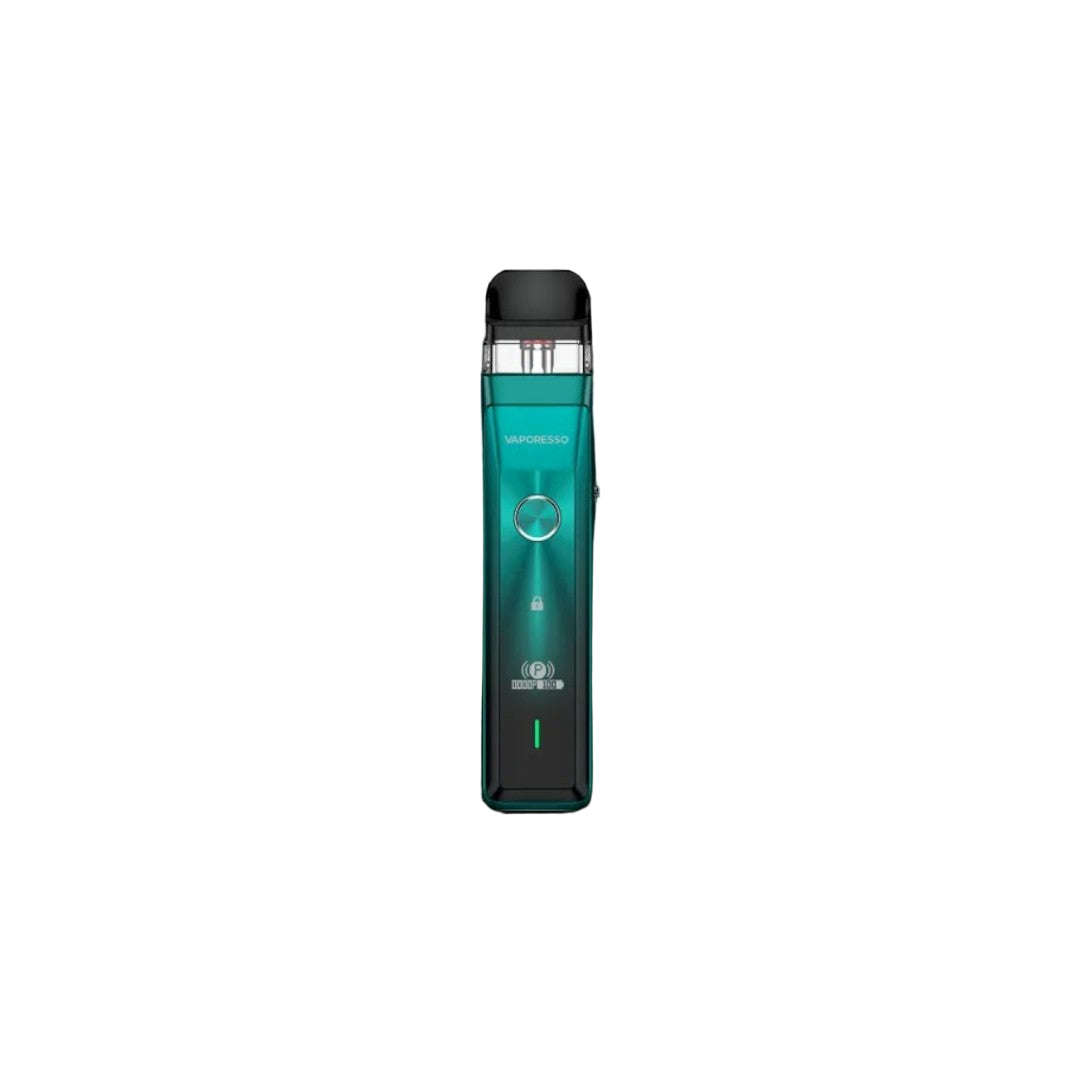 VAPORESSO XROS PRO Pod Kit, Green color, 0.4Ω pods for enhanced Restricted Direct Lung (RDL) vaping experience, sleek design, ideal for Ontario and Quebec vapers.