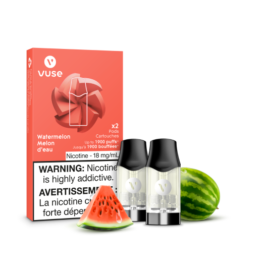 Vuse Pods Flavour: Berry Watermelon Nicotine Strength: 2% (20mg) VUSE epods (2 PCK) | Supa Vapes - Hawkesbury, Ottawa & Ontario Vape Shop