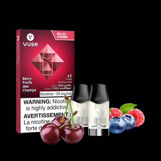 Vuse Pods Flavour: Berry Watermelon Nicotine Strength: 2% (20mg) VUSE epods (2 PCK) | Supa Vapes - Hawkesbury, Ottawa & Ontario Vape Shop