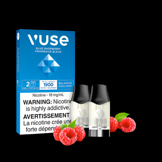 Vuse Pods Flavour: Blue Raspberry Nicotine Strength: 2% (20mg) VUSE epods (2 PCK) | Supa Vapes - Hawkesbury, Ottawa & Ontario Vape Shop