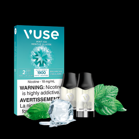 Vuse Pods Flavour: Mint Ice Nicotine Strength: 2% (20mg) VUSE epods (2 PCK) | Supa Vapes - Hawkesbury, Ottawa & Ontario Vape Shop