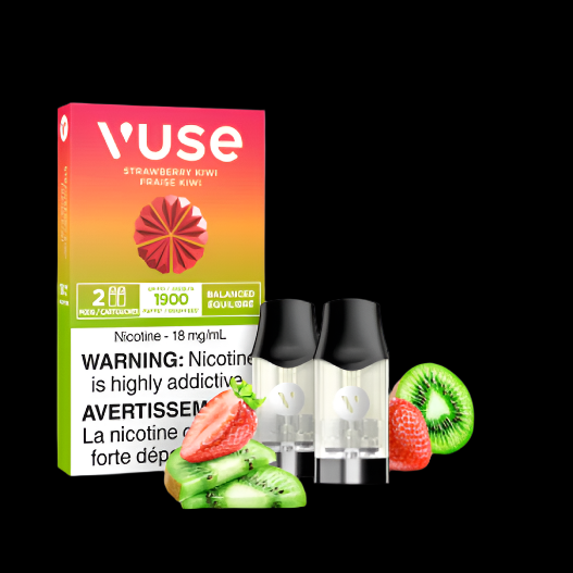 Vuse Pods Flavour: Strawberry Kiwi Nicotine Strength: 2% (20mg) VUSE epods (2 PCK) | Supa Vapes - Hawkesbury, Ottawa & Ontario Vape Shop