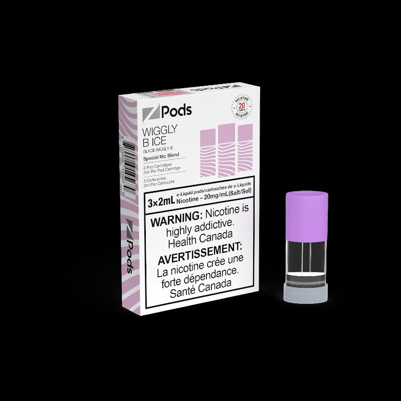 Z Pods, Iced Hawaiian Fruit Nectar flavour pod with balanced nicotine blend, satisfying throat hit, ideal for Ontario and Quebec vapers.