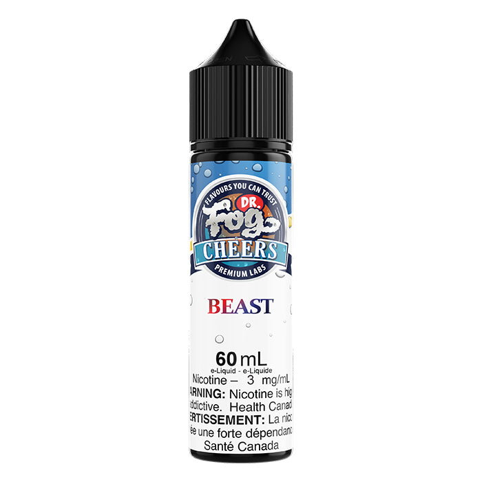 Dr. Fog Cheers Beast Freebase E-Juice 60mL - Supa Vapes