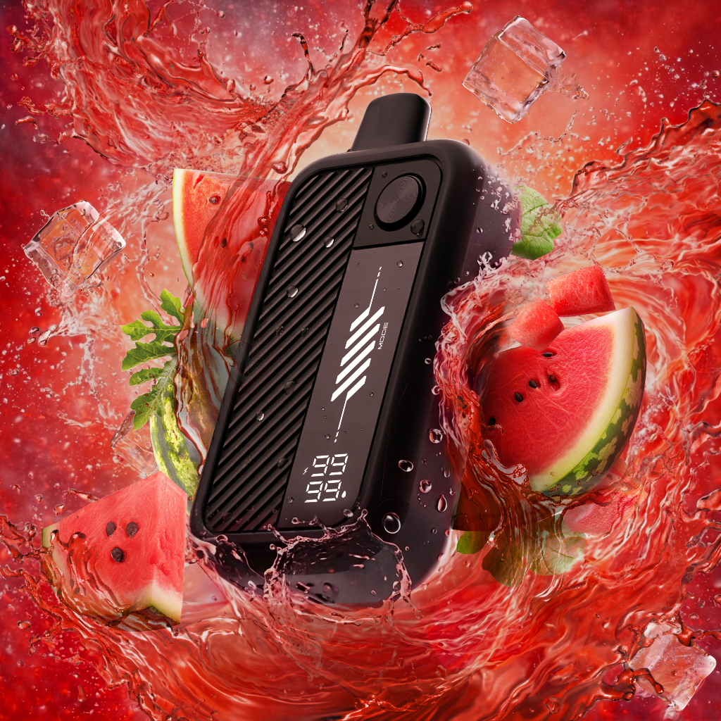 Flavour Beast Mode Max 3 60K disposable vape in Weekend Watermelon Iced flavour, 60,000 puffs, 20mg salt nicotine, available at Supa Vapes Canada.