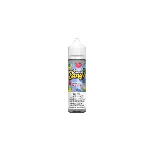 Banana Bang 60ML, Apple Grape flavour, 0mg nicotine vape juice, tropical banana and apple grape blend, clearance sale, ideal for Ontario and Quebec vapers.