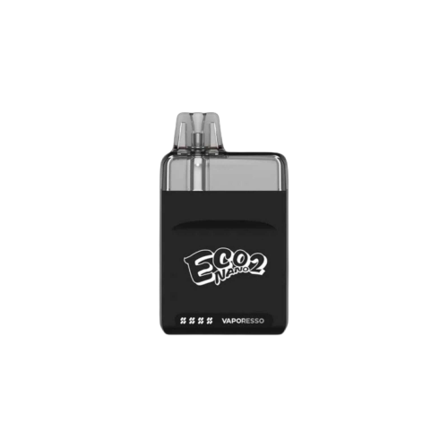 Vaporesso Eco Nano 2 Open Pod Kit 6mL with sleek design and transparent pod, perfect for portable vaping.