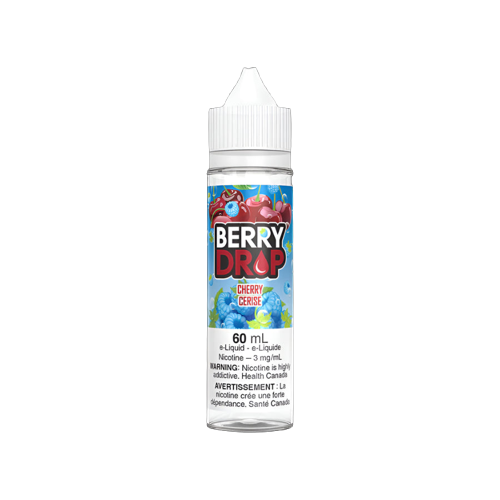 Berry Drop 60mL bottle, Dragon Fruit flavour, 12mg nicotine strength, vibrant berry mix with a tropical twist, smooth vaping experience, ideal for vapers in Ontario and Quebec.