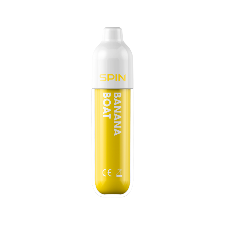 SPIN 1500 Banana Boat disposable vape, compact 2mL mesh coil device | Supa Vapes Canada
