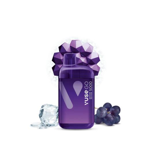 VUSE Go 5000, Creamy Tobacco flavour, rechargeable disposable vape with 20 mg nicotine strength, designed for lasting use and easy enjoyment, ideal for Ontario and Quebec vapers.