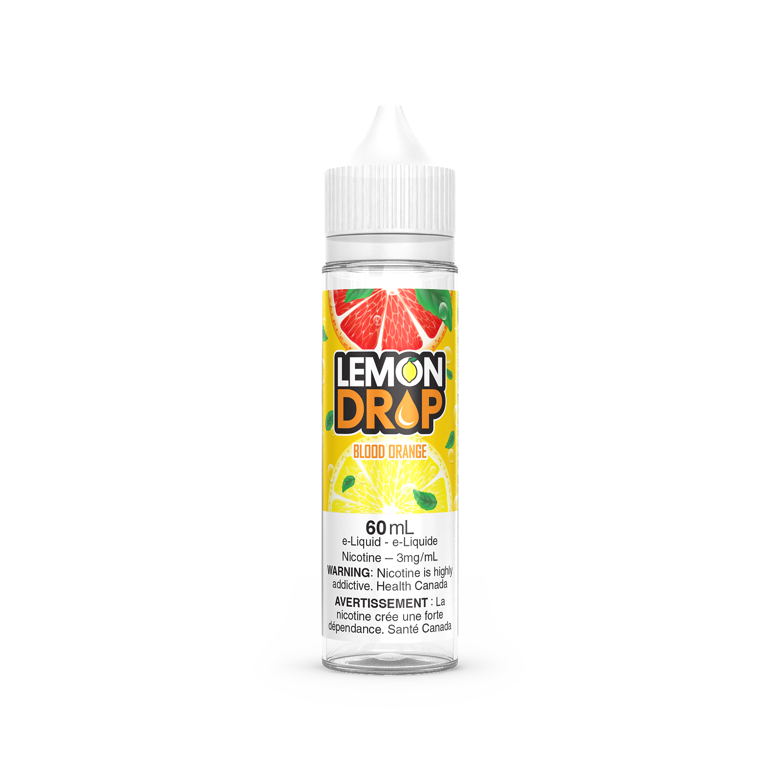 Lemon Drop vape juice, Banana flavour, 12mg nicotine strength, tangy lemon and sweet banana blend, 30mL bottle, ideal for Ontario and Quebec vapers.