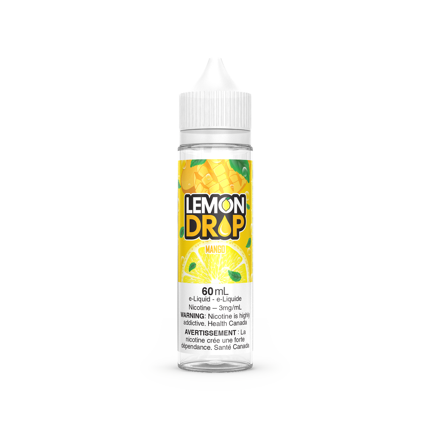 Lemon Drop vape juice, Blood Orange flavour, 3mg nicotine strength, tangy citrus blend with lemon and blood orange for a fresh and balanced vaping experience, ideal for vapers in Ontario and Quebec.