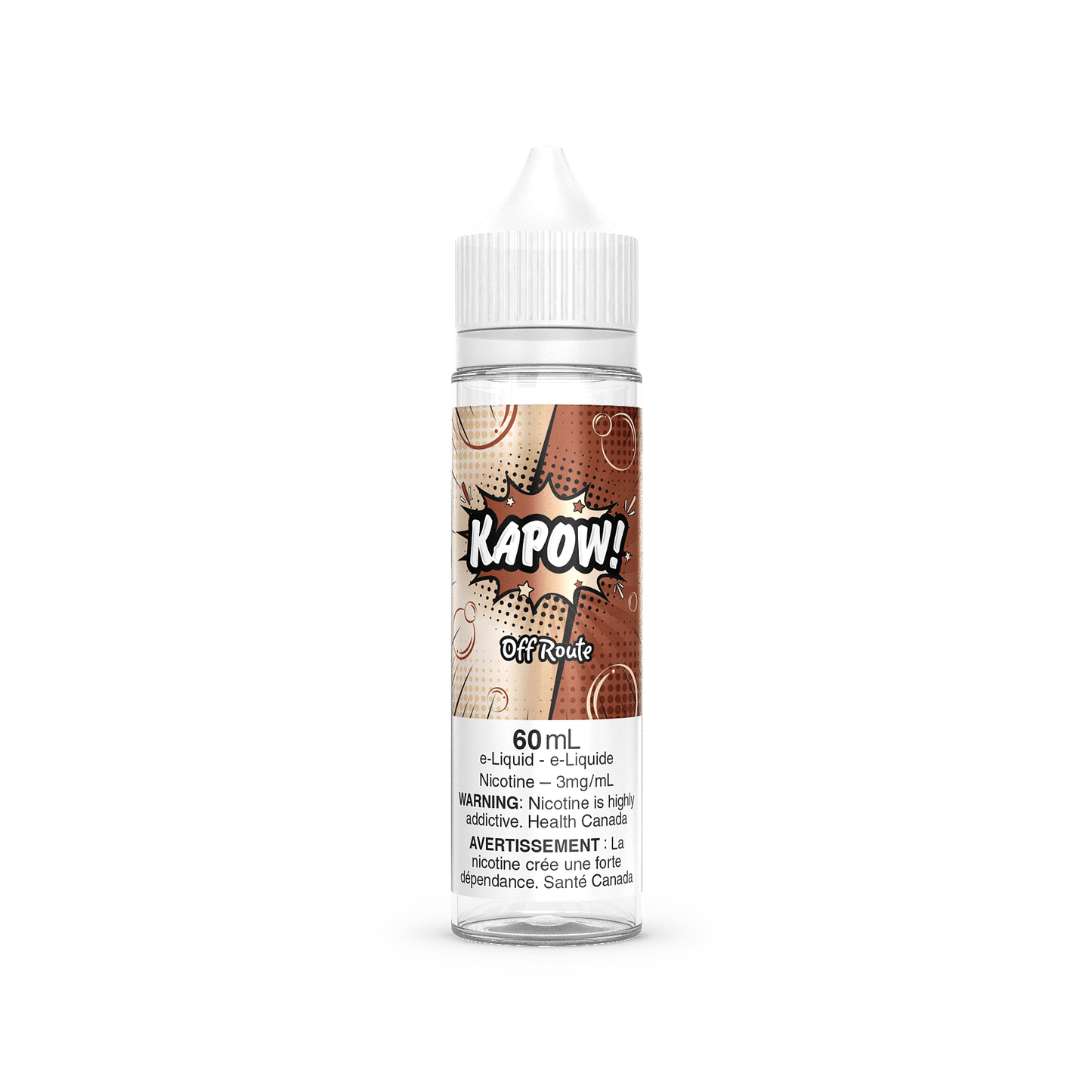 KAPOW! e-liquid - Classic/Fizzy 3mg - premium freebase vape juice available in Hawkesbury, Ottawa, and across Ontario.