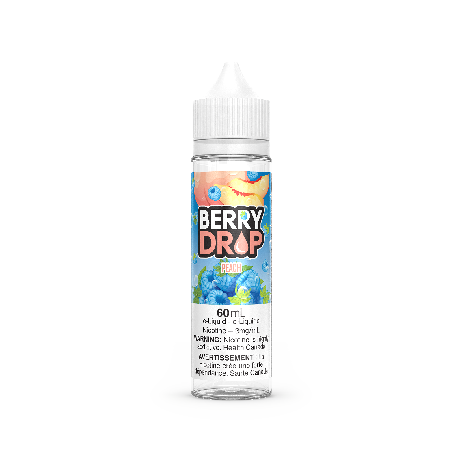 Berry Drop 60mL, Cactus flavour, 3mg nicotine, fruity berry blend with refreshing cactus taste, smooth and vibrant vape, ideal for Ontario and Quebec vapers.