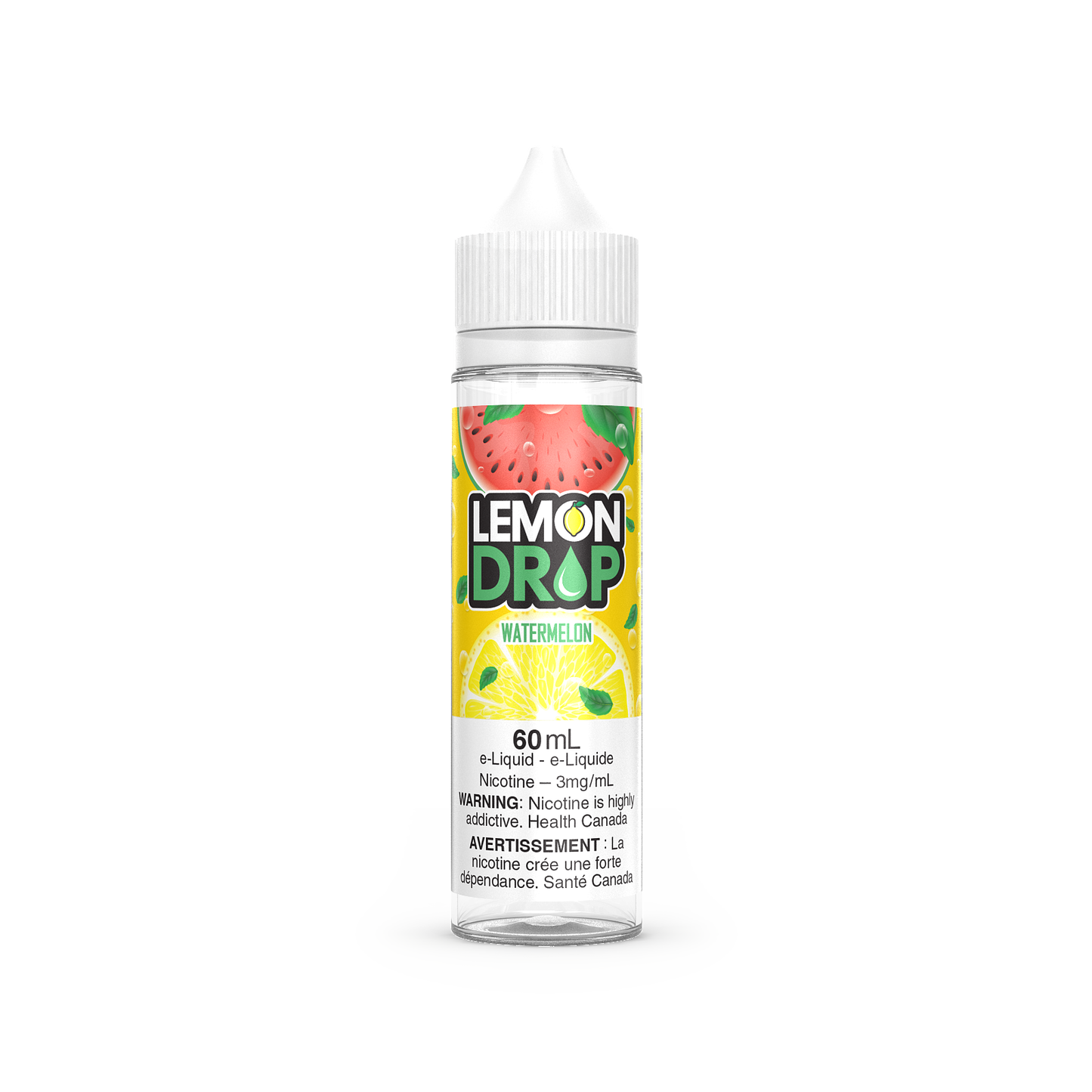 Lemon Drop, Blue Raspberry flavour, 12mg nicotine strength, tart and sweet fusion vape juice, refreshing vape for Ontario and Quebec vapers.