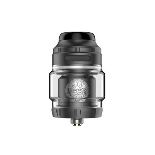 GEEKVAPE Zeus X Leakproof RTA, Gunmetal finish, optimized for exceptional flavor and leakproof vaping, ideal for Ontario and Quebec vapers.