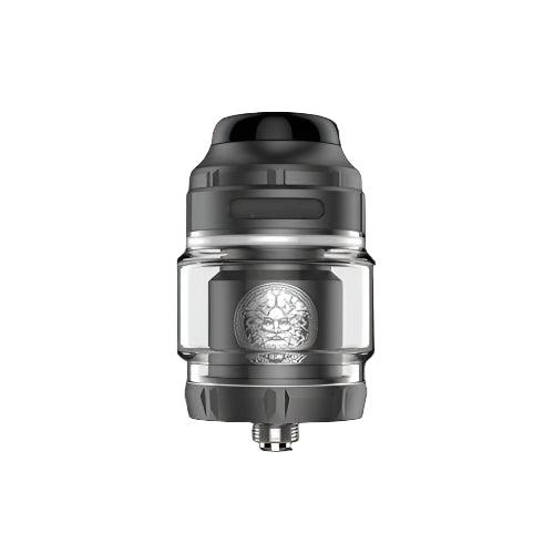 GEEKVAPE Zeus X Leakproof RTA, Silver finish leakproof rebuildable tank atomizer, designed for exceptional flavor and easy coil building, ideal for Ontario and Quebec vapers.