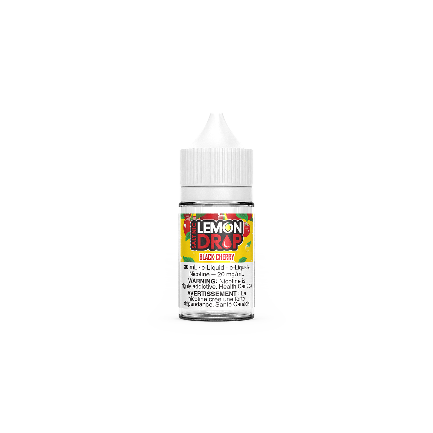 Lemon Drop Salt Nic, Banana flavour, 20mg nicotine, citrusy sweet and smooth vape juice, ideal for Ontario and Quebec vapers