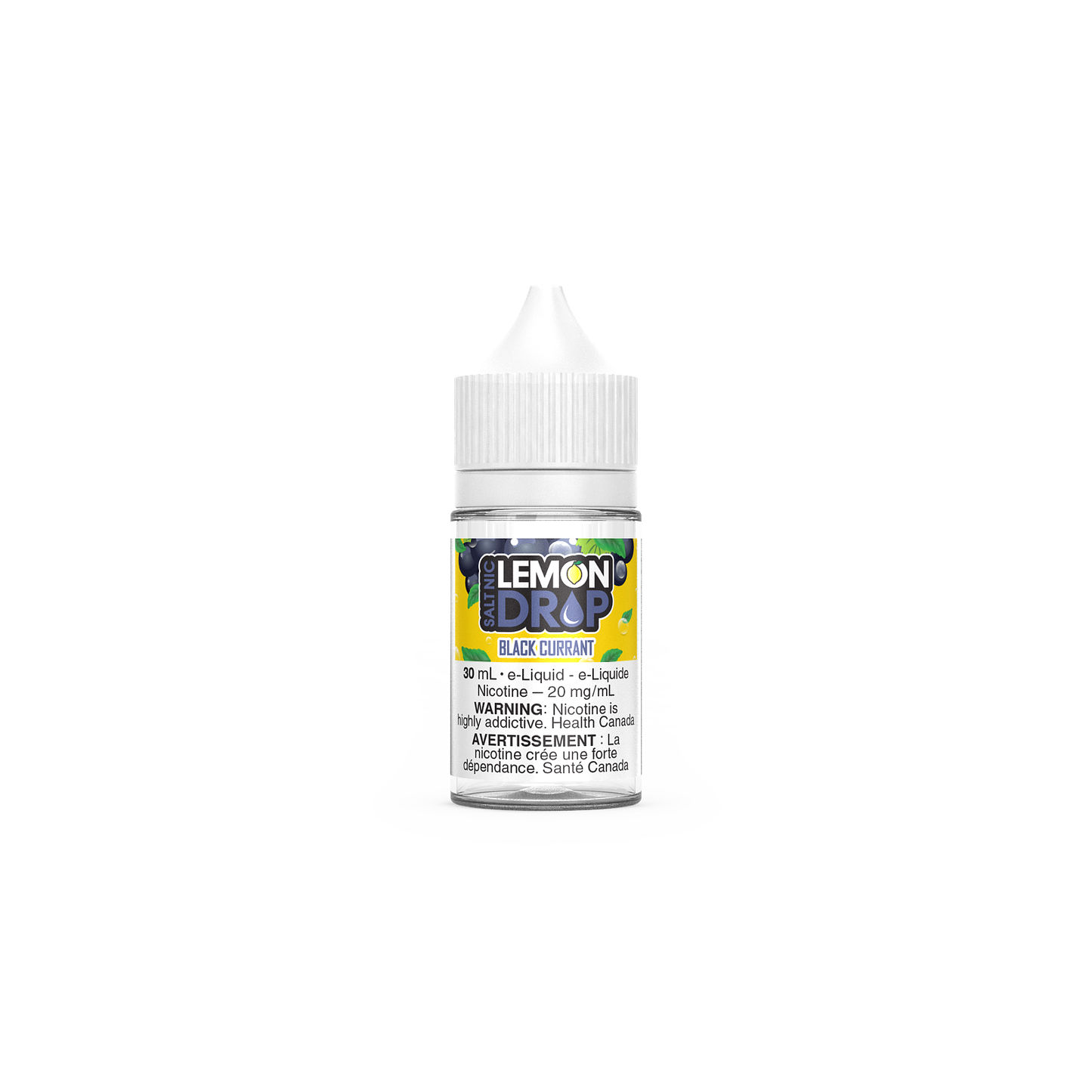 Lemon Drop - Salt Nic, Banana flavour, BOLD 50mg nicotine strength, zesty citrus vaping experience, intense bold banana taste, available in Ontario and Quebec.