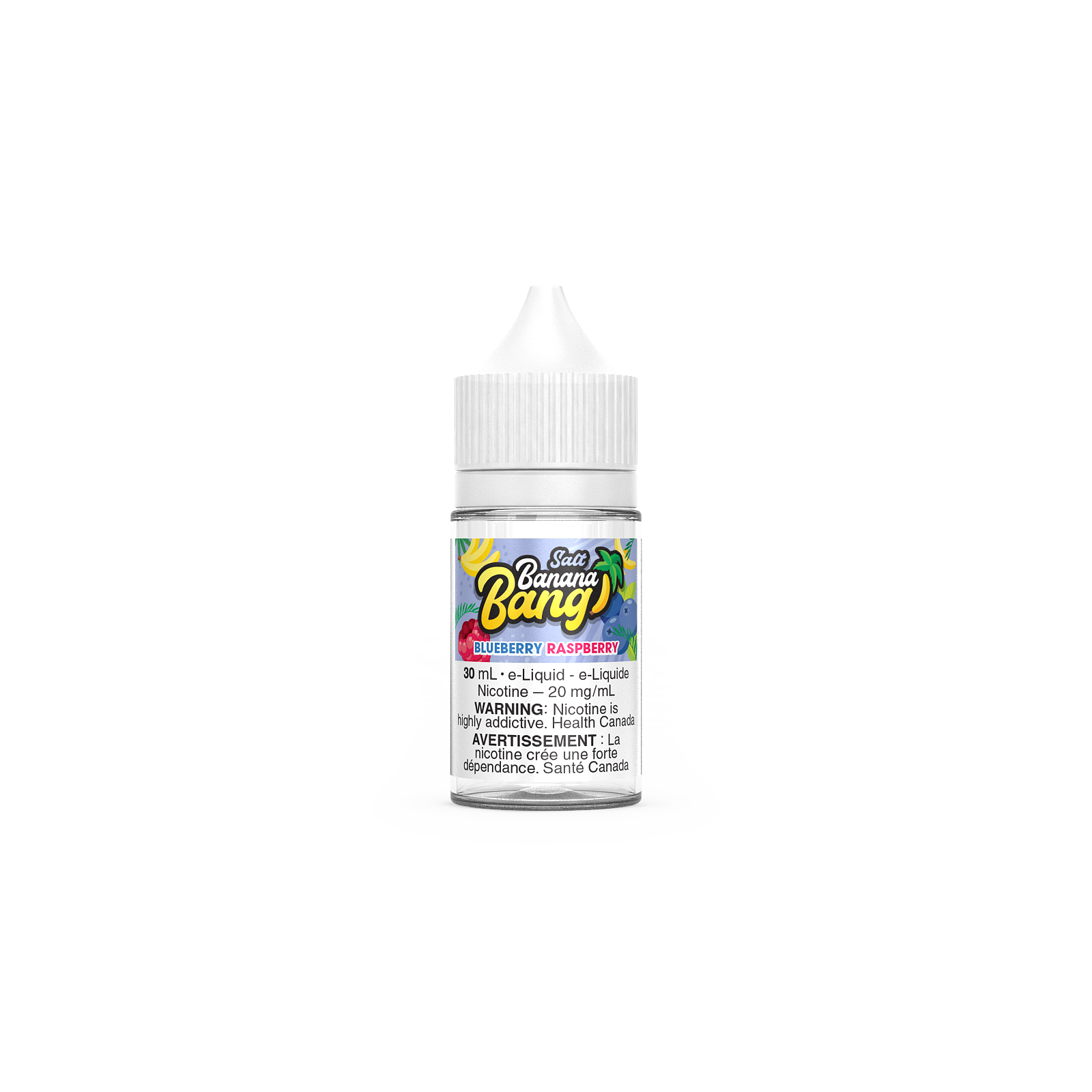 Banana Bang Salt 30mL, Apple Grape flavour, 20mg nicotine strength vape juice for smooth and vibrant vaping experience in Ontario and Quebec.