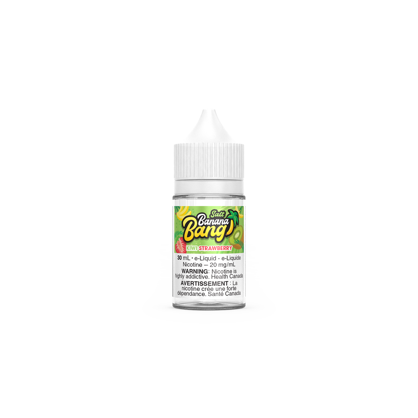 Banana Bang Salt 30mL, Blueberry Raspberry flavour, 12mg nicotine strength, smooth and flavorful vaping experience, ideal for vapers in Ontario and Quebec.