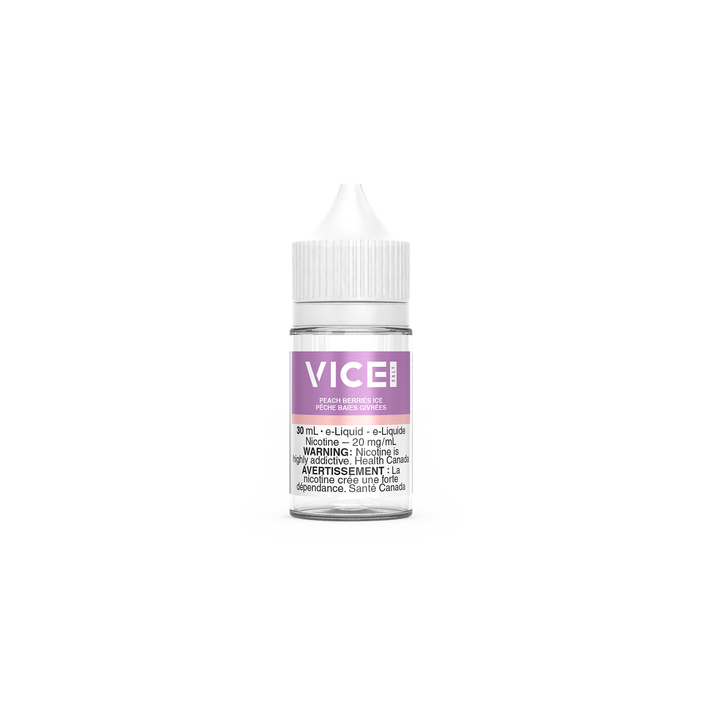 VICE E-Liquid, Blue Raspberry Ice flavour with 20mg nicotine, smooth and refreshing vape experience, ideal for Ontario and Quebec vapers.