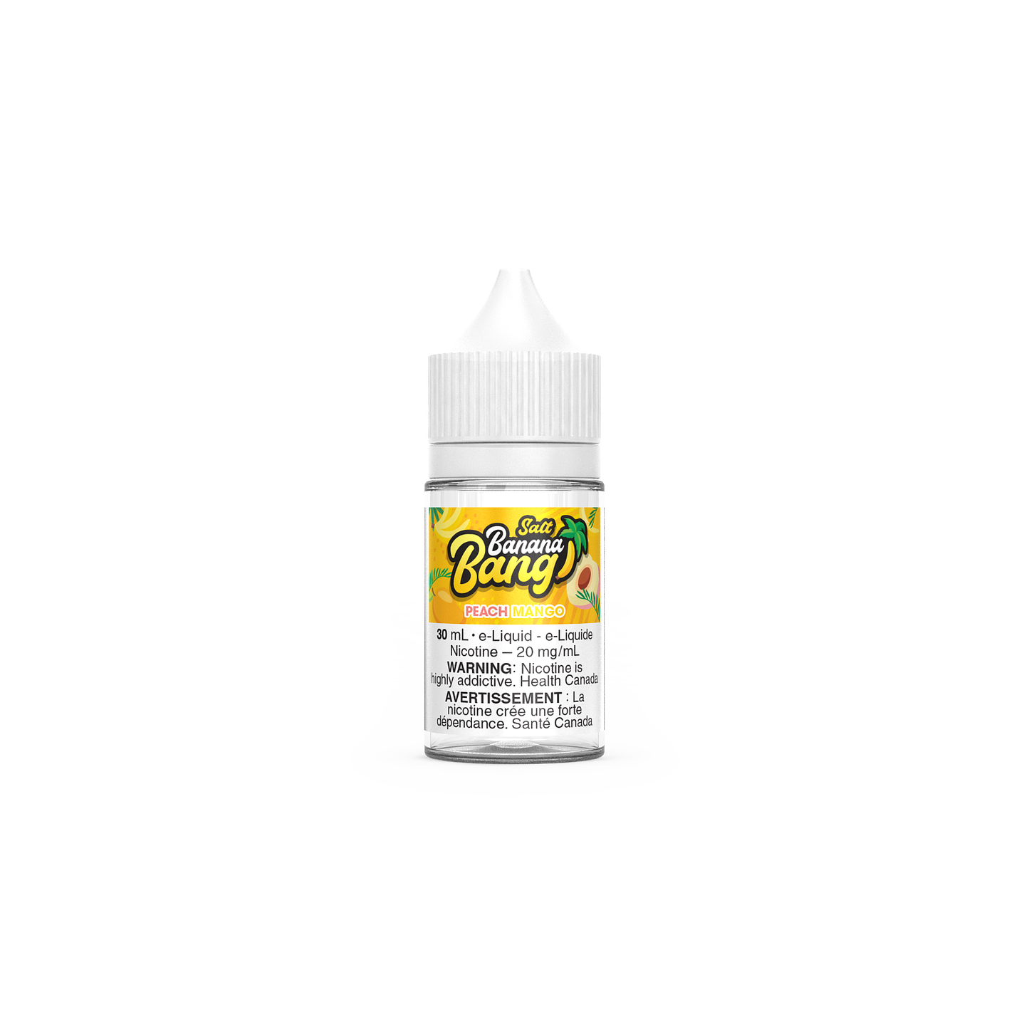 Banana Bang Salt 30mL, Kiwi Strawberry flavour, 12mg nicotine salt, smooth and intense vape, ideal for Ontario and Quebec customers.