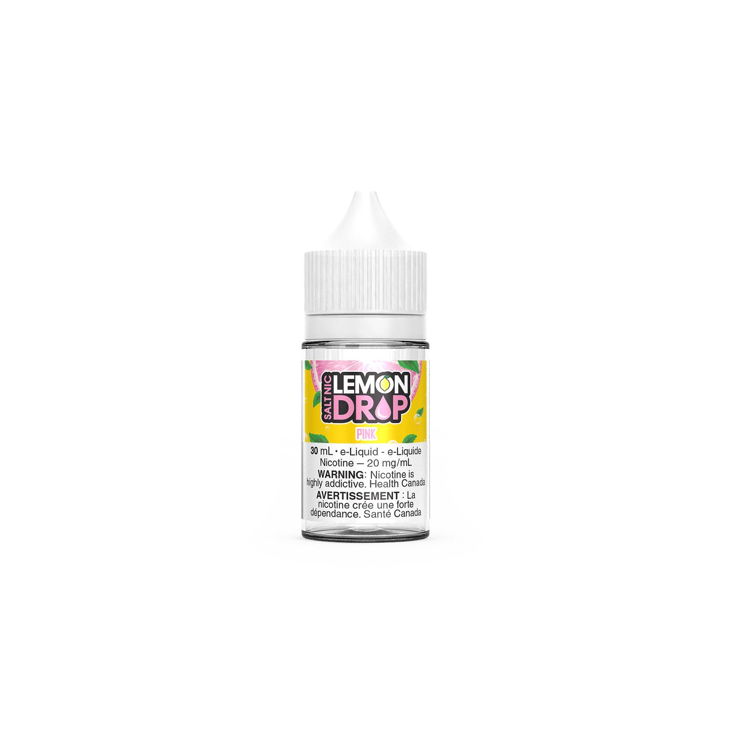Lemon Drop Salt Nic, Blueberry flavour, 12mg nicotine, refreshing citrus and berry fusion, smooth vaping experience, ideal for Ontario and Quebec vapers.