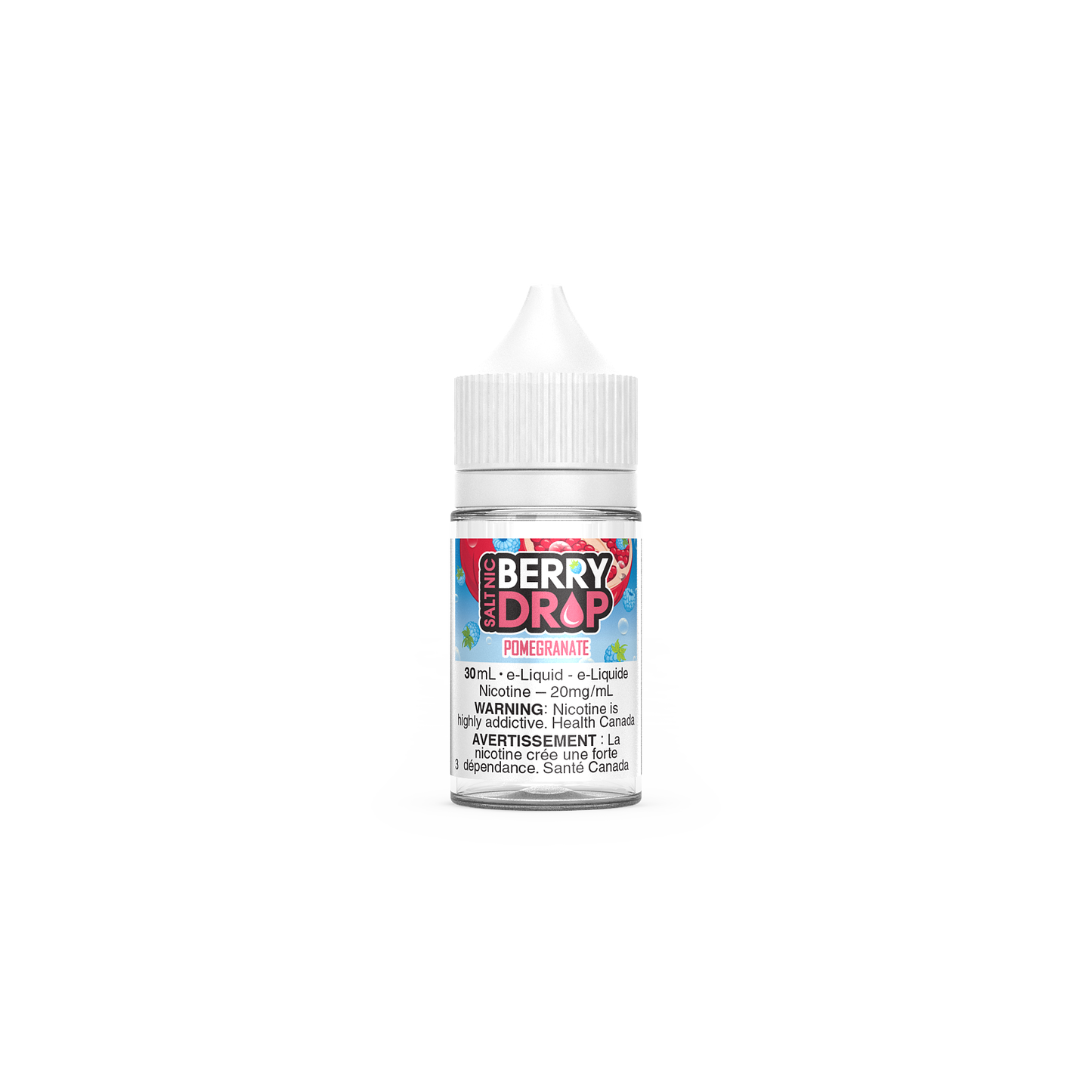 Berry Drop Salt (30mL), Cherry flavour, 20mg nicotine salt vape juice, smooth berry taste, designed for Ontario and Quebec customers seeking flavorful nicotine salts.
