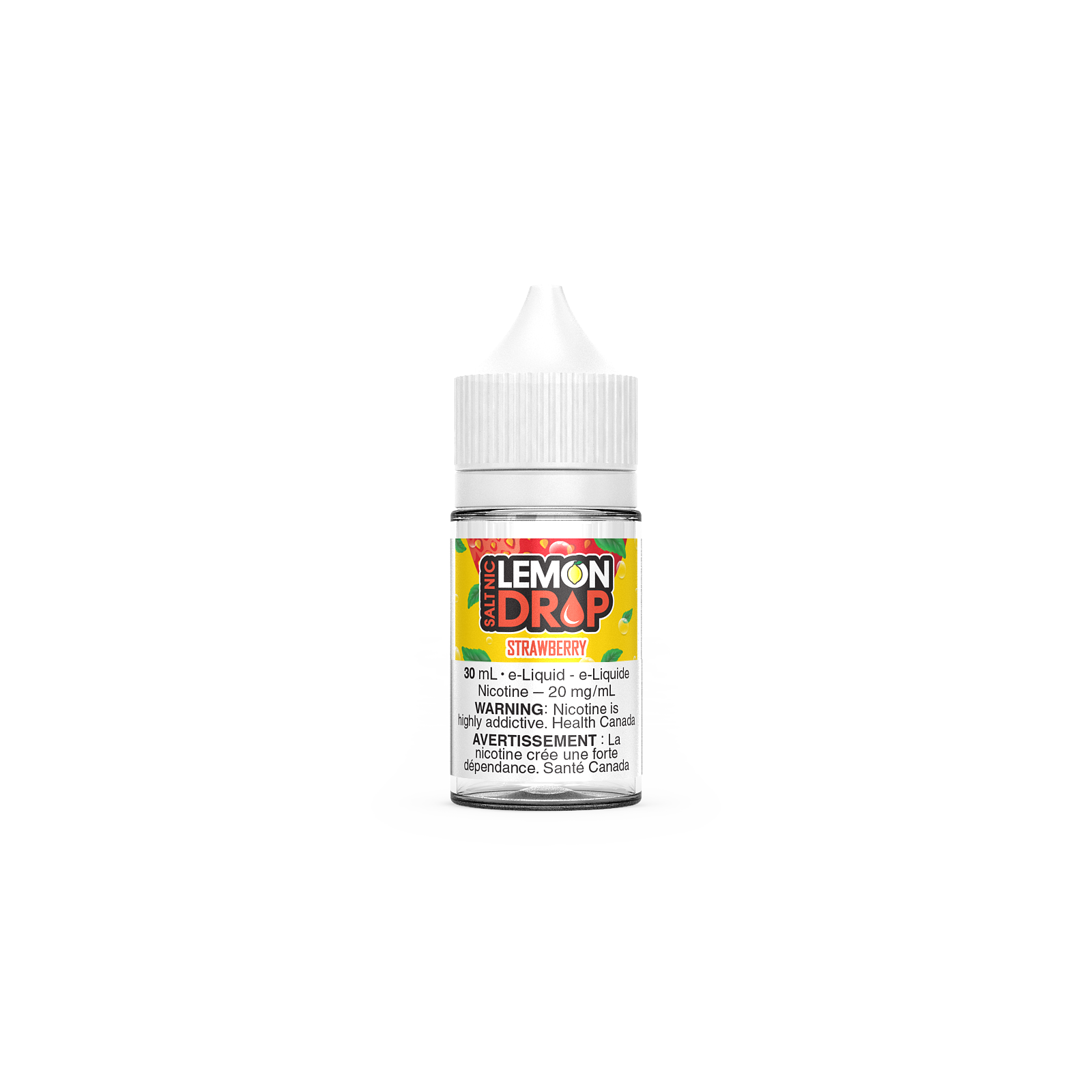 Lemon Drop - Salt Nic, Blueberry flavour, BOLD 50mg nicotine strength, tangy citrus and sweet berry blend e-liquid, ideal for Ontario and Quebec vapers.