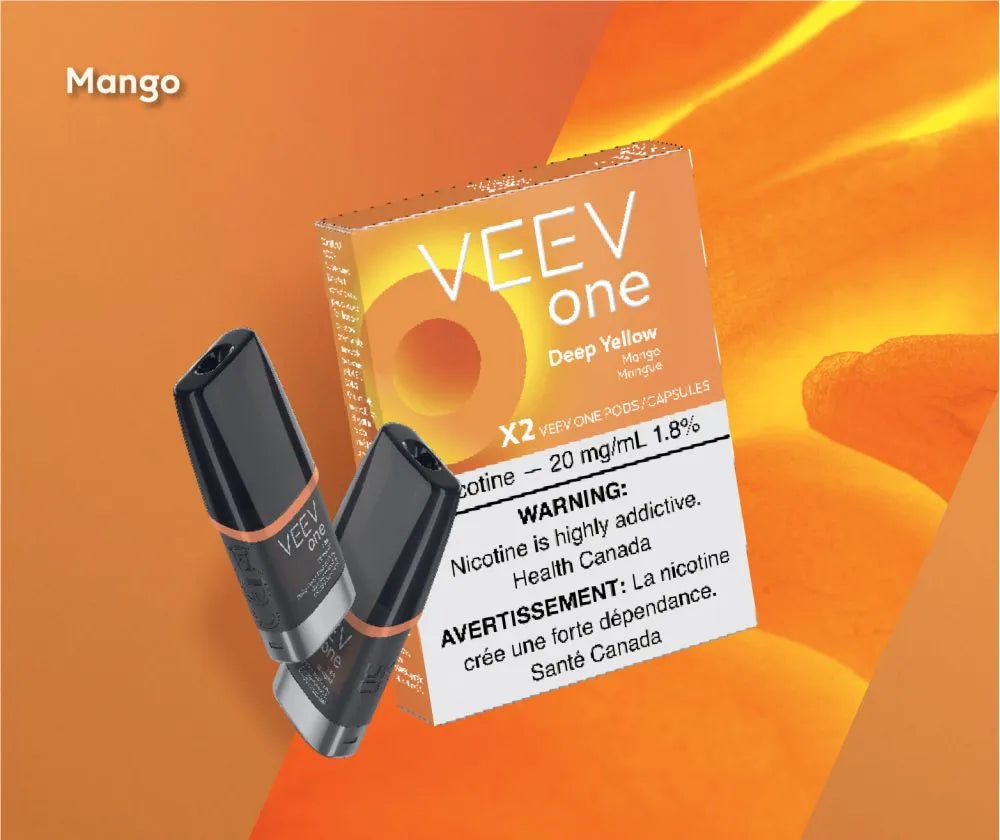 Veev One Pods, Blue Mint flavour, pre-filled pod for a refreshing vaping experience, designed for Ontario and Quebec vapers.