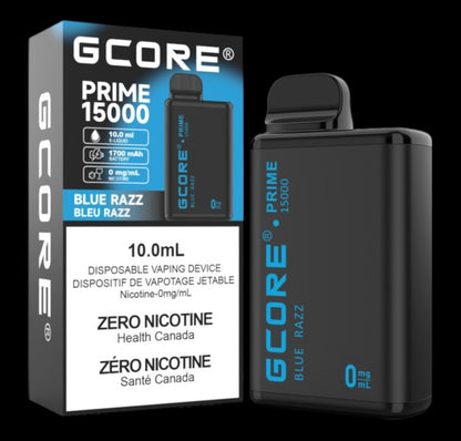 Blue Razz GCORE PRIME 15000 Disposable – Zero Nic