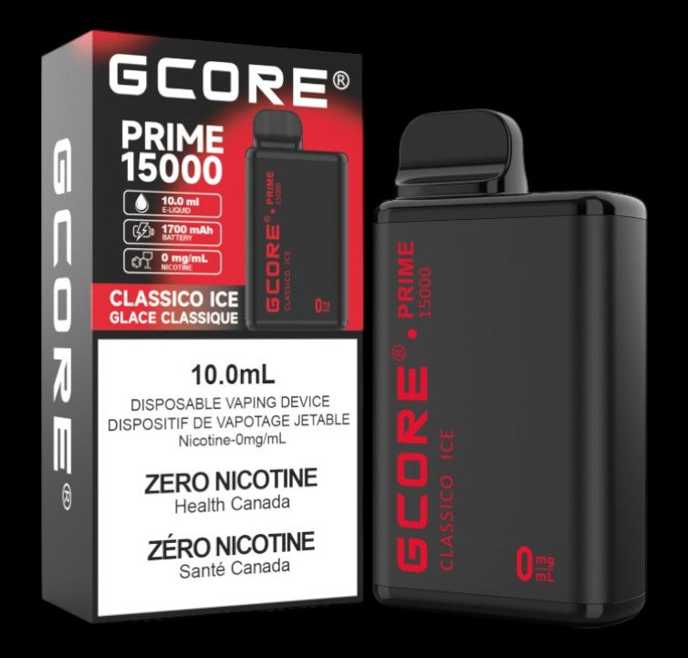 Classico Ice GCORE PRIME 15000 Disposable – Zero Nic