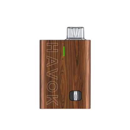 Uwell Havok R Open Pod Device Kit in Brown Wood