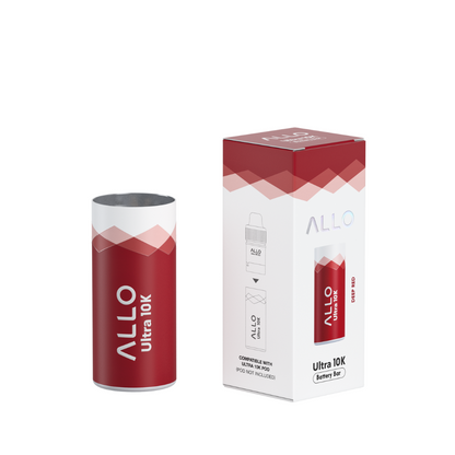 Allo Ultra 10K Battery Bar in Deep Red