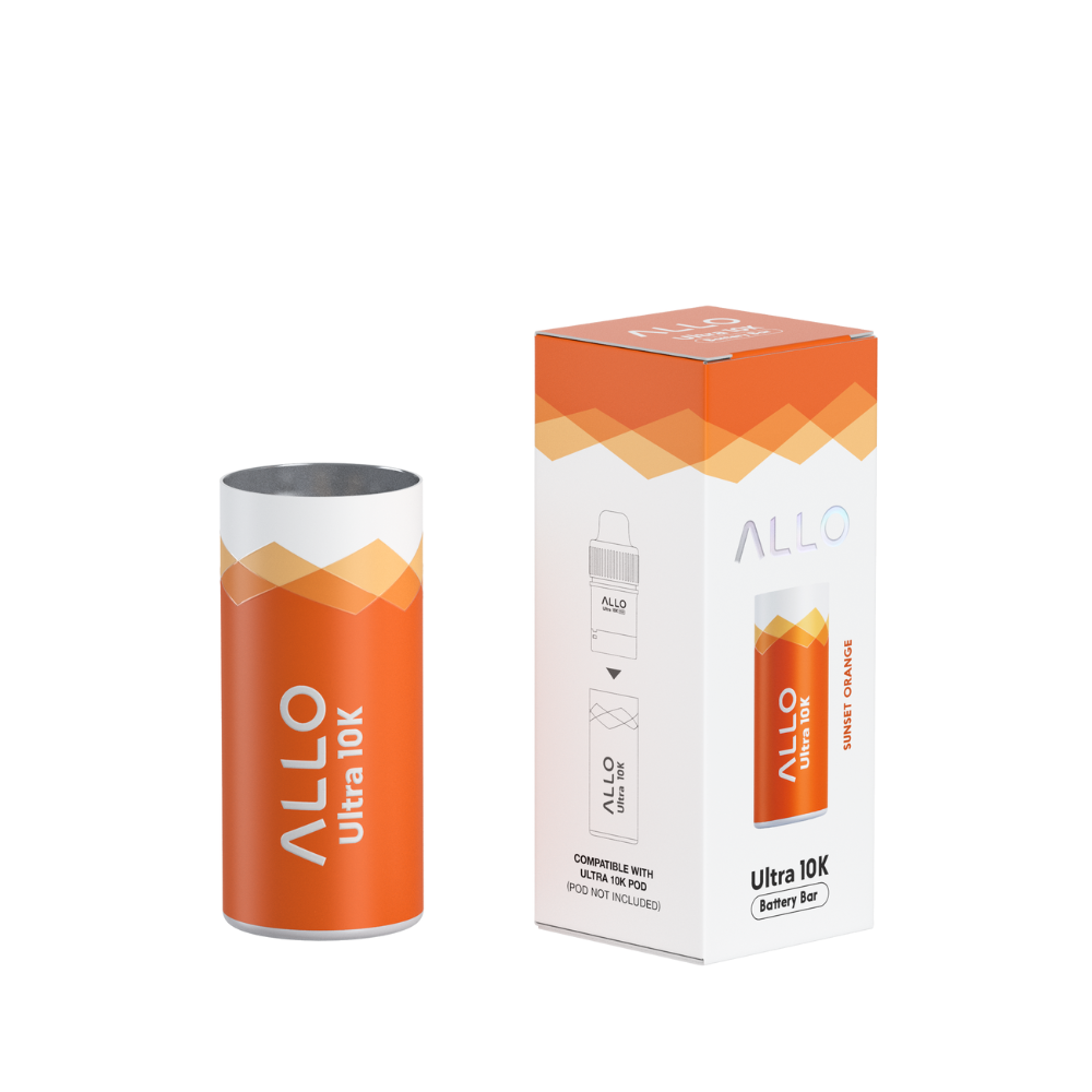 Allo Ultra 10K Battery Bar in Sunset Orange