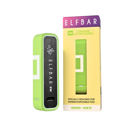 Elf Bar EW9000 Power Bank in White Semi Circle