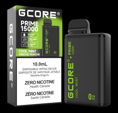 Cool Mint GCORE PRIME 15000 Disposable – Zero Nic