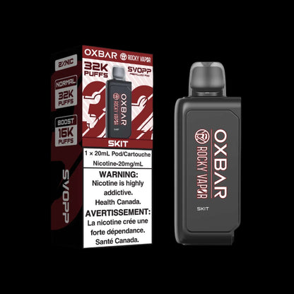 Svopp rocky vapor OXBAR 32K Dragonfruit Lychee - flavor-rich disposable vape for everyday satisfaction, available in Hawkesbury, Ottawa, and across Ontario.
