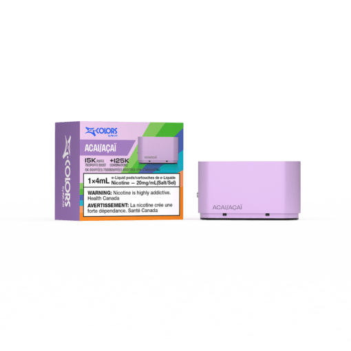 Z-Colors (Zpods) 15K Pods, Banana flavour, adjustable wattage, 4ml capacity, customizable vaping pod ideal for Ontario and Quebec vapers.