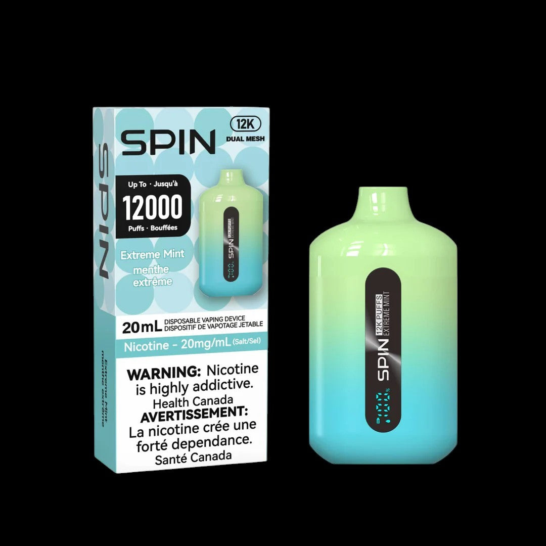 SPIN 12000 Mango Pineapple - crafted for cooling refreshment on the go, available in Hawkesbury, Ottawa, and across Ontario.