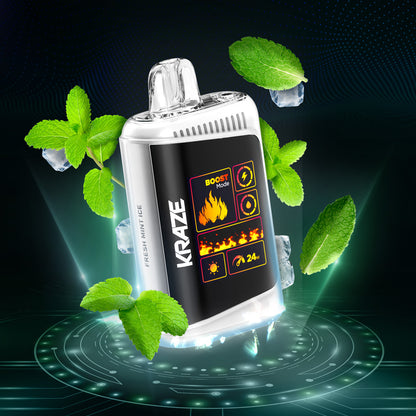Disposable Vape Flavour: Frest Mint Ice KRAZE HD mega | Supa Vapes - Hawkesbury, Ottawa & Ontario Vape Shop